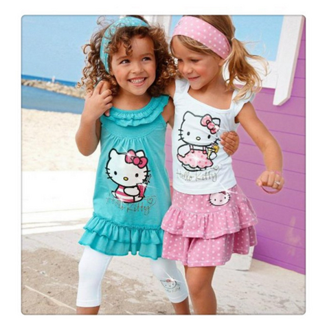 Hello Kitty Baby Girl Suits Kids Sets