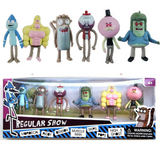 6pcs Regular Show figure Toys