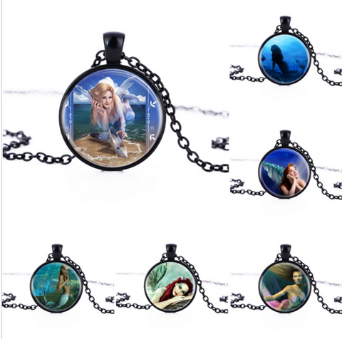 The Little Mermaid Necklace Fantasy Sea