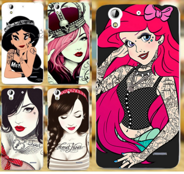 Aladdin sexy Tattoo girl silm Transparent case