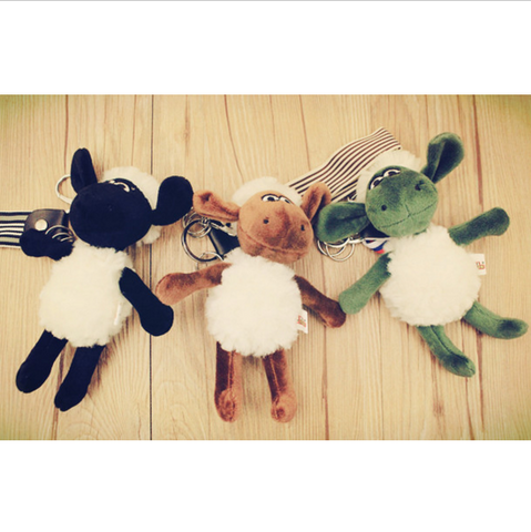 shaun the sheep plush toy key chain