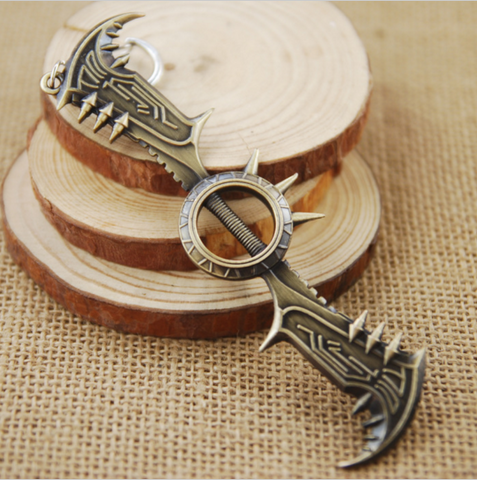 League Of Legends Game LOL Draven Metal Pendant Keychain