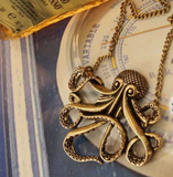 Octopus Shaped Retro Pirates Of Caribbean Necklace