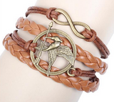 The New 2015 Men's Artificial leather Bracelets Buckle Restoring ancient