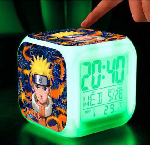 Naruto Night Alarm Clock 7 Colors