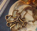 Octopus Shaped Retro Pirates Of Caribbean Necklace