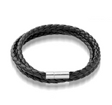 New 2015 Mens Punk Leather Bracelet Handmade