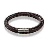 New 2015 Mens Punk Leather Bracelet Handmade