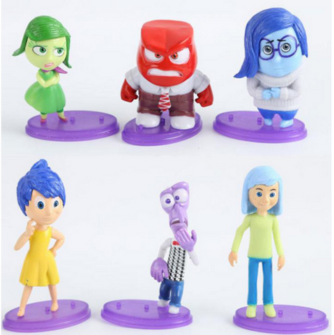 8-10cm 6pcs/set Movie Inside Out PVC