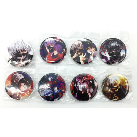 Tokyo Ghoul  4.3CM 8 pieces BUTTONS PARTY BAG CLOTH