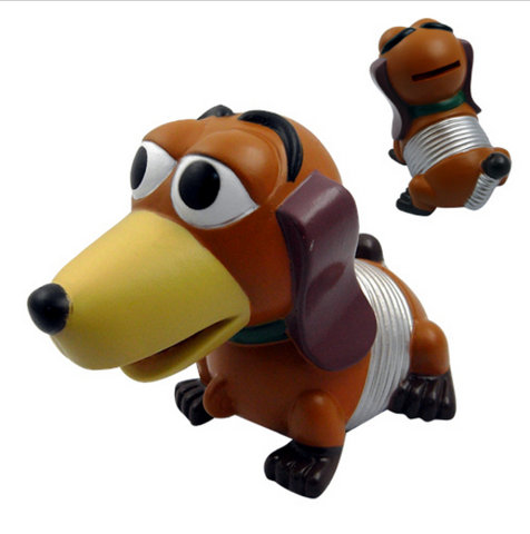 Toy Story Slinky Dog Coin Piggy Money Bank Figure