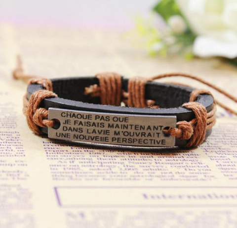 Men Jewelry Genuine Leather Bracelets