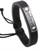 Fashion Men Jewelry Genuine Leather