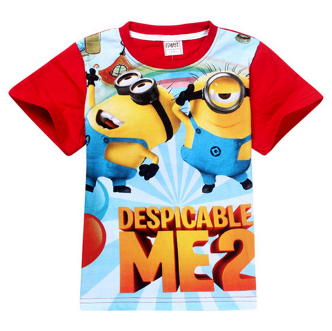 100% Cotton despicable me Children T shirts