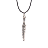 SNOW WHITE/ONCE UPON A TIME Rimoltstiltskin Rumple Dagger pendant necklace