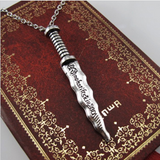 SNOW WHITE/ONCE UPON A TIME Rimoltstiltskin Rumple Dagger pendant necklace