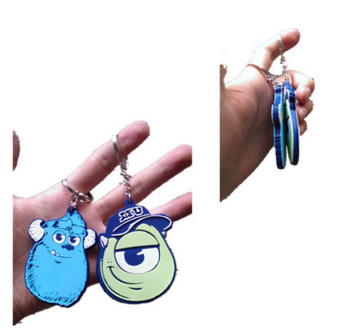 Monsters University Mike and Sulley Keychain Figurine