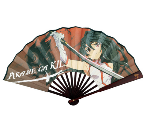 Akame ga KILL Bamboo Folding Fan