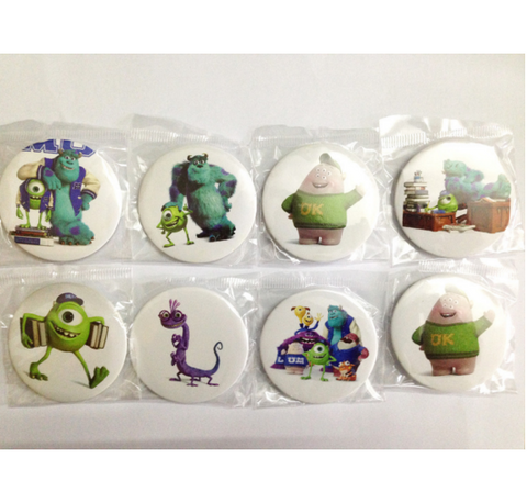 Monsters University PIN BADGES