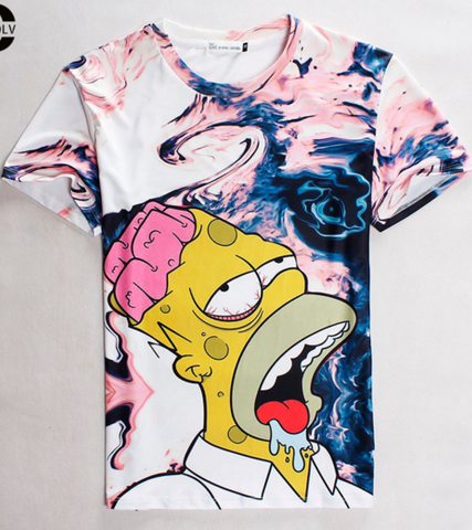 2015 fashion women/men cute cartoon the simpsons