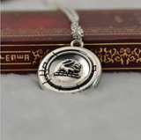 Once Upon A Time Emma necklace vintage antique silver