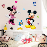 Mickey Mouse Minnie Vinyl Mural Wall Sticker