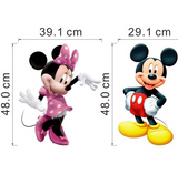 Mickey Mouse Minnie Vinyl Mural Wall Sticker