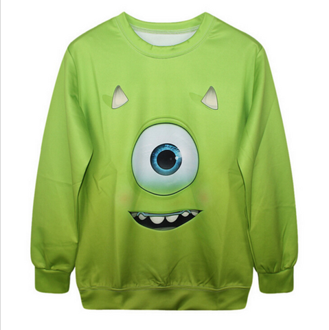 Monster University Hoodie Clothes For Girl