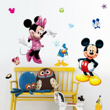 Mickey Mouse Minnie Vinyl Mural Wall Sticker