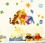 Winnie the Pooh friends wall stickers for kids rooms