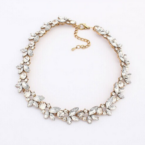 Luxury Crystal Flower Necklace