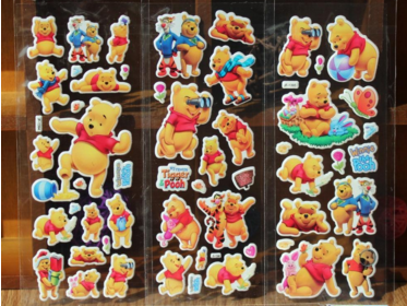 Winnie the Pooh wall stickers 3D DIY bubble toys