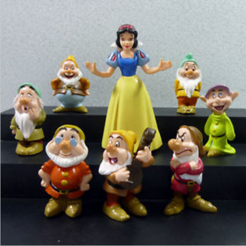 Snow White & the Seven Dwarfs Classic Toy Figure Collection 8Pcs set