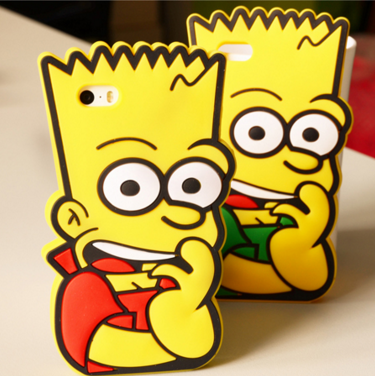 Case 3D Silicone Back Cover "The Simpsons"