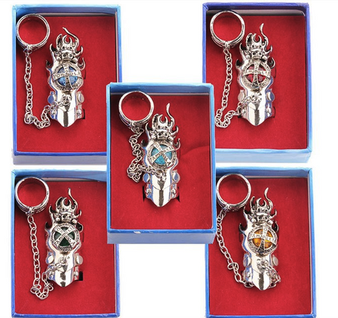 Katekyo Reborn Hitman Metal Finger Rings Set