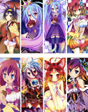 NO GAME NO LIFE PVC Translucent Bookmark for Student 8pcs/Lot
