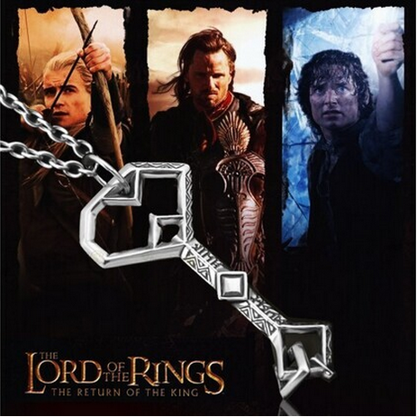 Lord Of The Rings The Hobbit Thorin Key Pendant Necklace