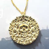 Skull Pendant Necklace Pirates Of The Caribbean