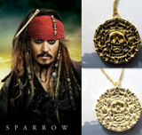 Skull Pendant Necklace Pirates Of The Caribbean