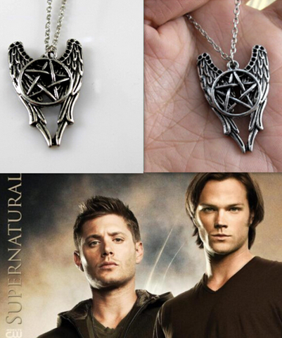 Supernatural Necklace Angel Wings Necklace