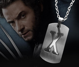 2015 New Arrival Stainless Steel Letter Necklace X-Men